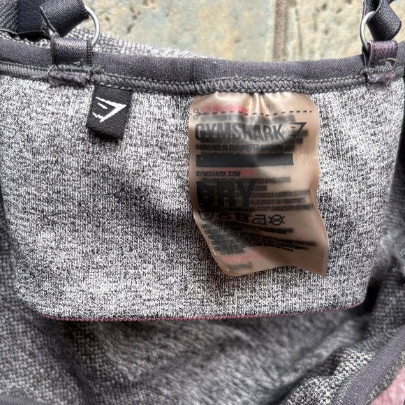 4 Gymshark Mauve Pink Grey Sports Bras,1 crop top and 1 pants Bundle Size s - Picture 11 of 14